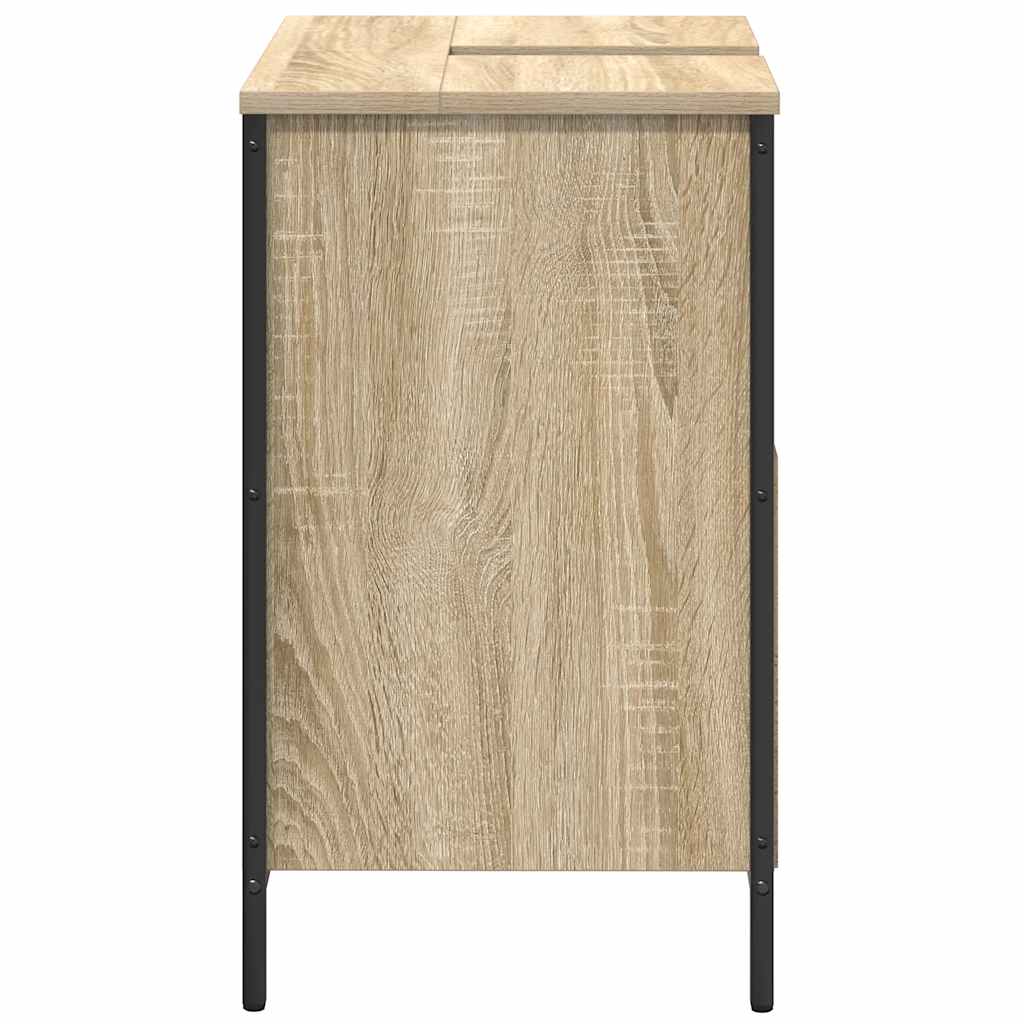 Bathroom Basin Cabinet Sonoma Oak 60x34,5x60 cm