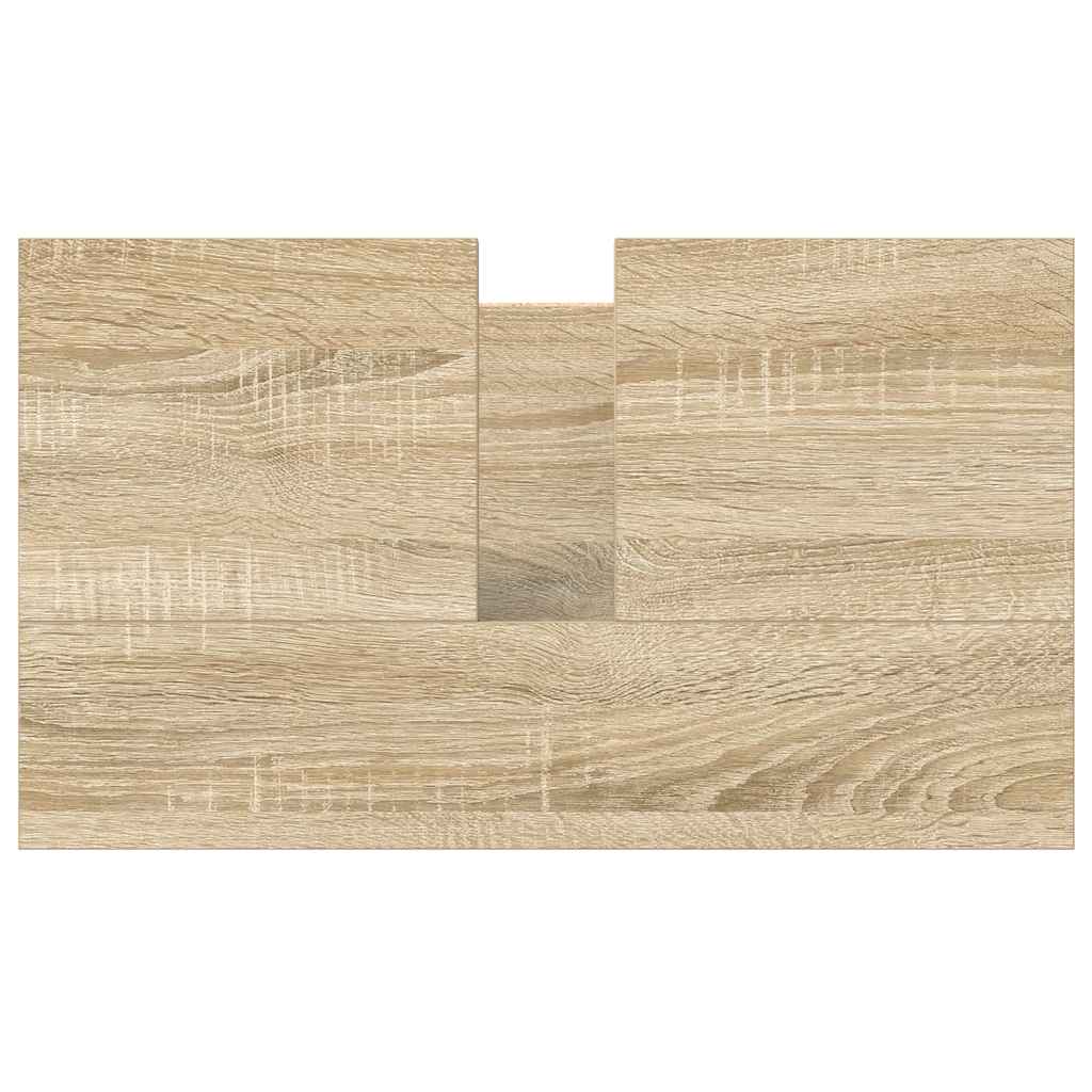 Bathroom Basin Cabinet Sonoma Oak 60x34,5x60 cm