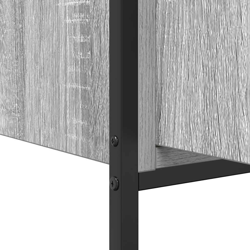 Bathroom Basin Cabinet Grey Sonoma 60x34,5x60 cm