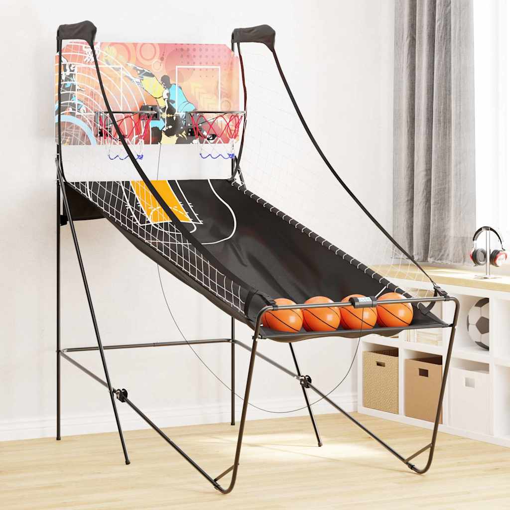 Basketball Arcade Machine with 4 Balls for 2 Players
