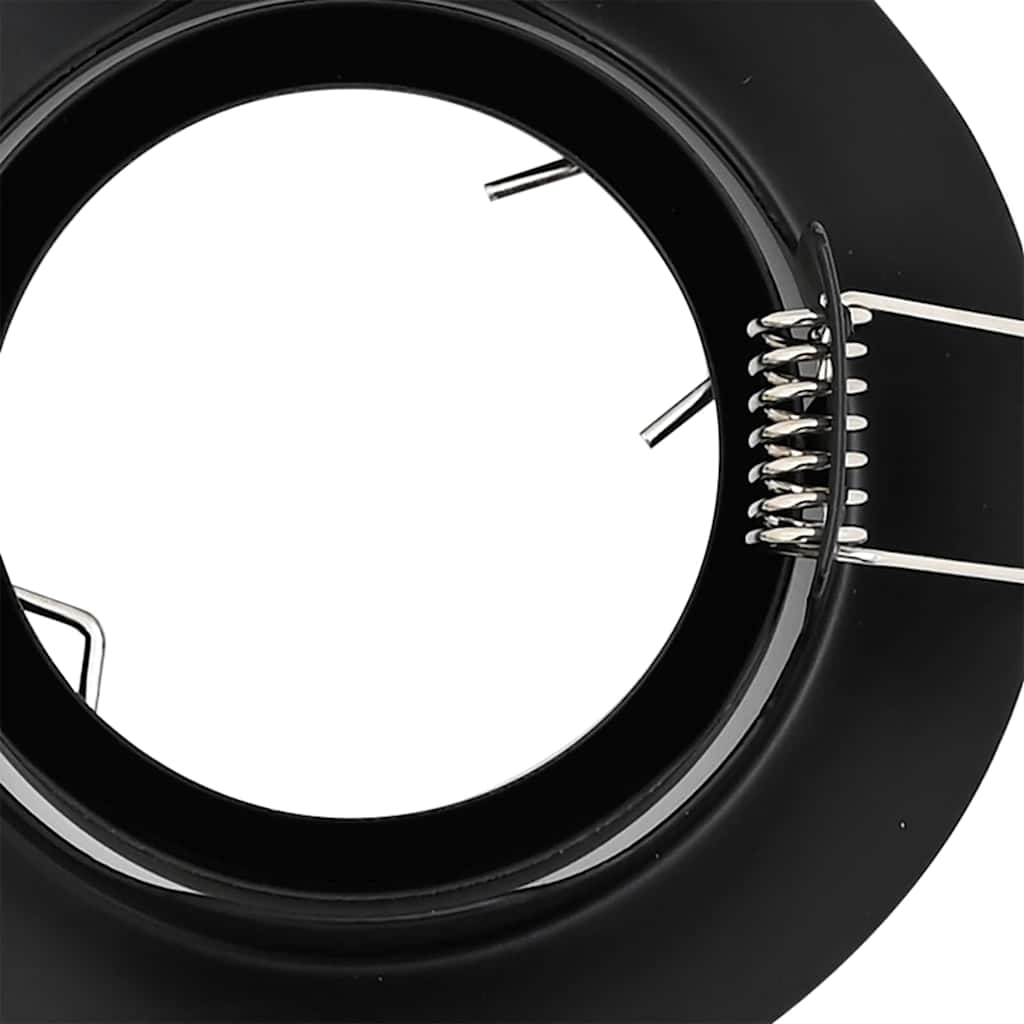Spotlight 24 pcs Black 9 x 9 x 2.5 cm Metal