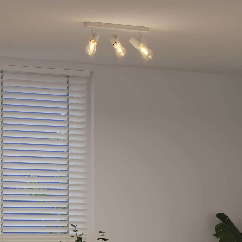 Ceiling Spotlight White 38 x 6.5 x 11.5 cm Metal