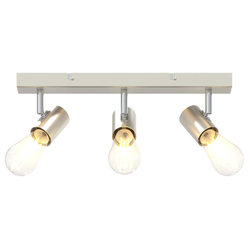 Ceiling Spotlight Nickel 38 x 6.5 x 11.5 cm Metal