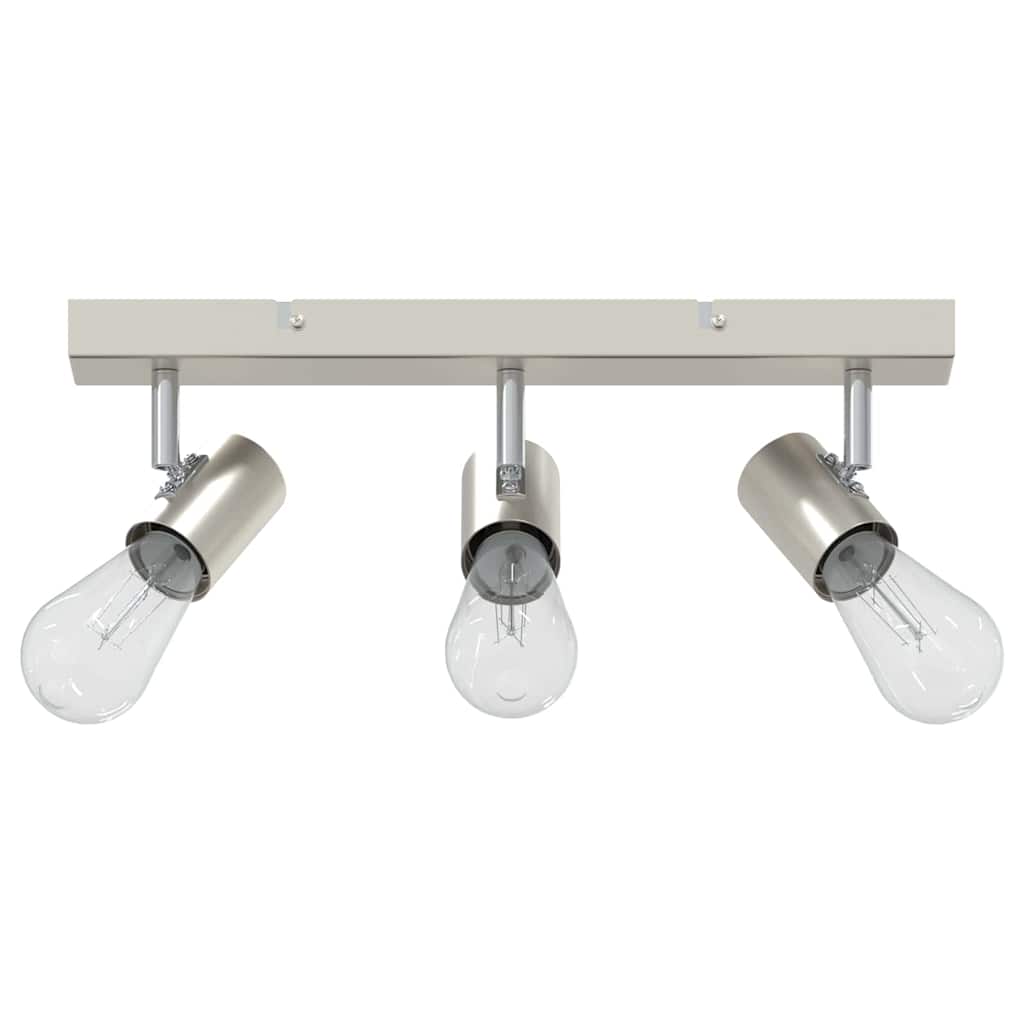 Ceiling Spotlight Nickel 38 x 6.5 x 11.5 cm Metal