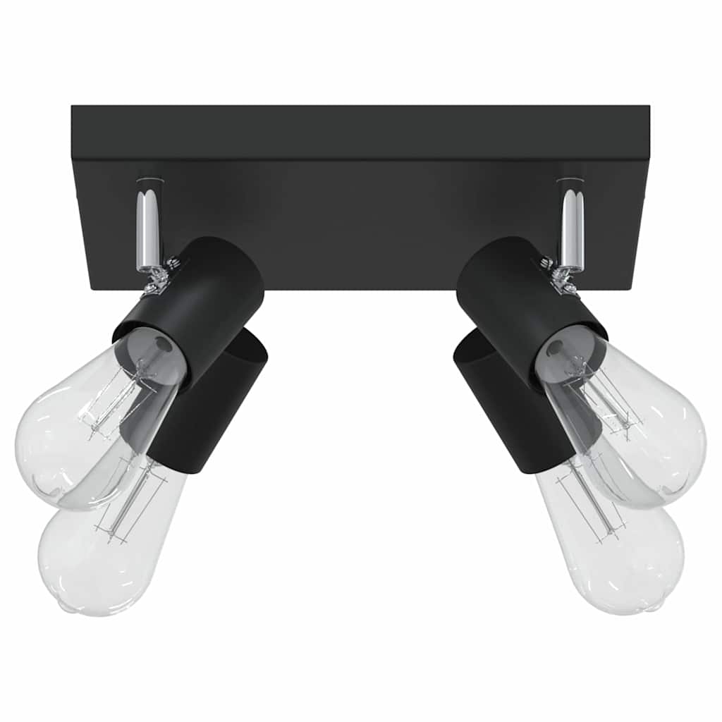 Ceiling Spotlight Black 26.5 x 26 x 11.5 cm Metal