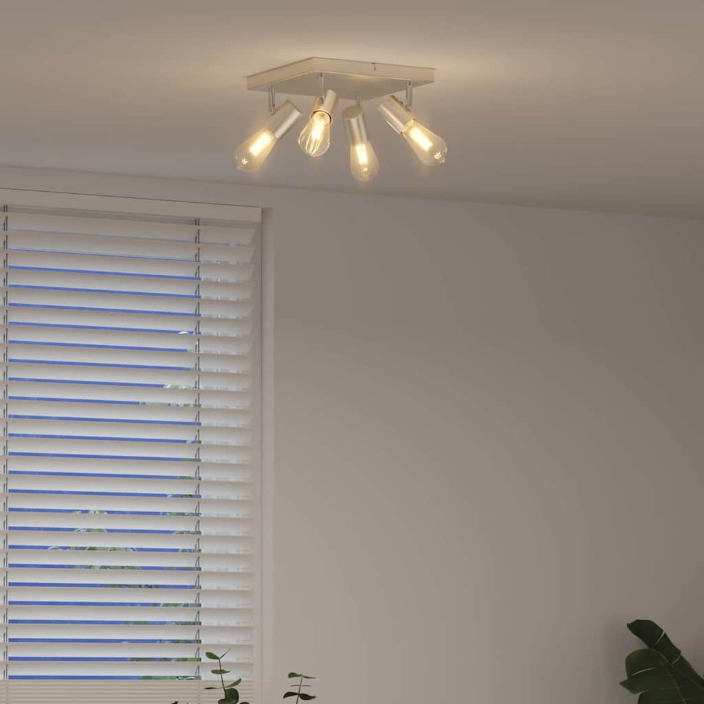Ceiling Spotlight Nickel 26.5 x 26 x 11.5 cm Metal