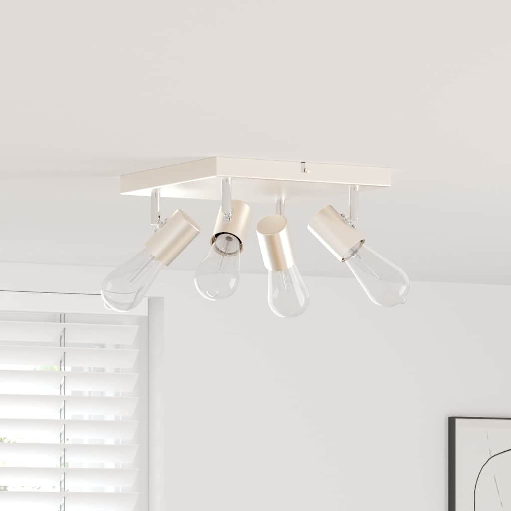 Ceiling Spotlight Nickel 26.5 x 26 x 11.5 cm Metal