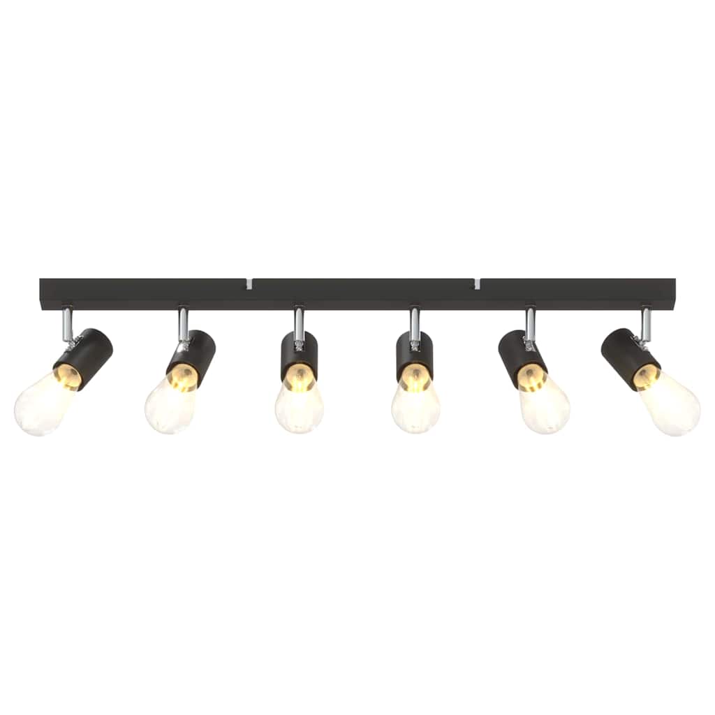 vidaXL Ceiling Spotlight Black 73 x 6.5 x 11.5 cm Steel