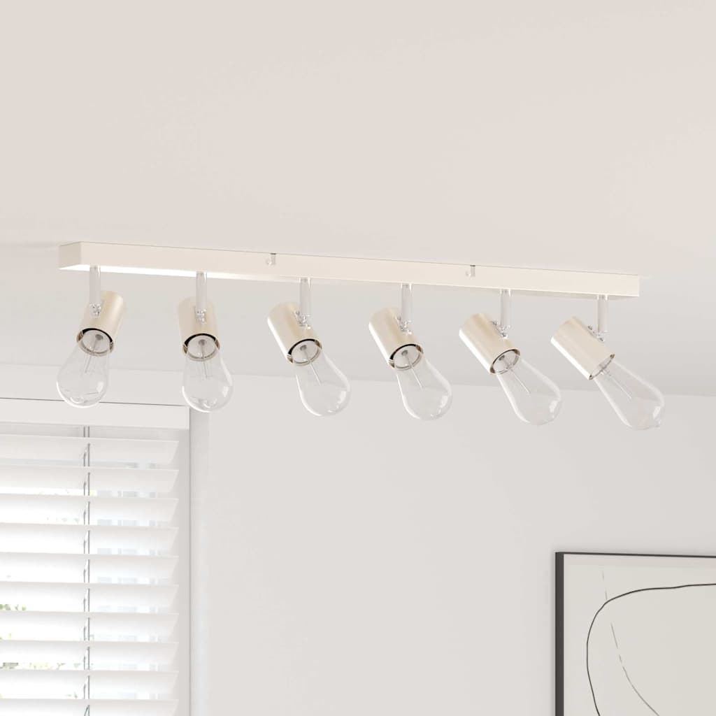 vidaXL Ceiling Spotlight Brush Nickel 73 x 6.5 x 11.5 cm Steel