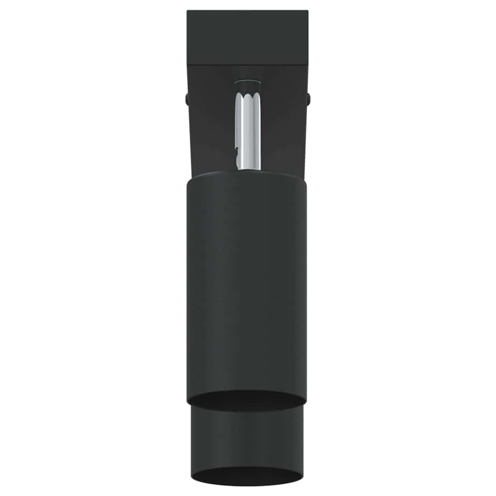 Ceiling Spotlight with Spotlights Black 26 x 6 x 16 cm Metal