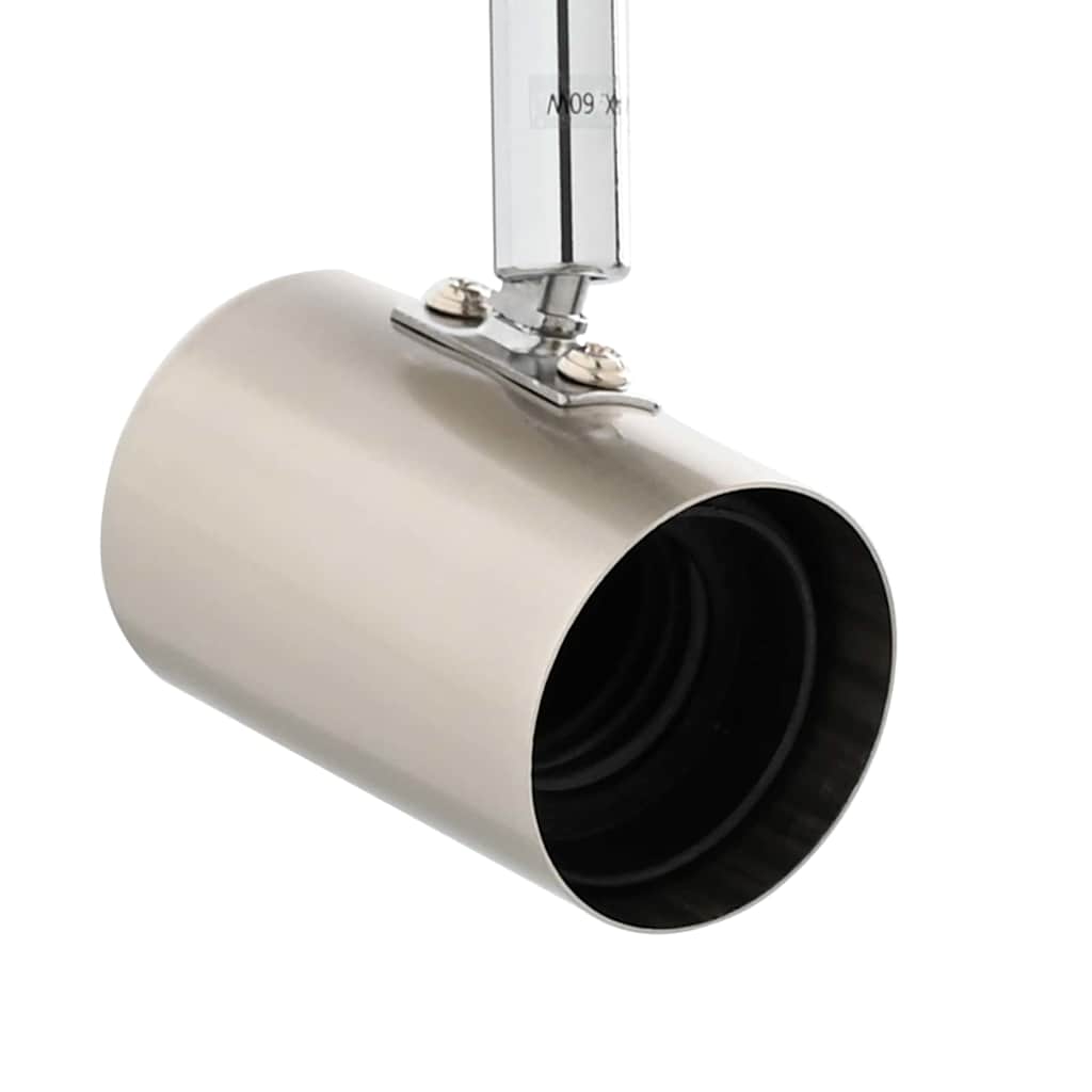 Ceiling Spotlight with Spotlights Nickel 38 x 6 x 16 cm Metal