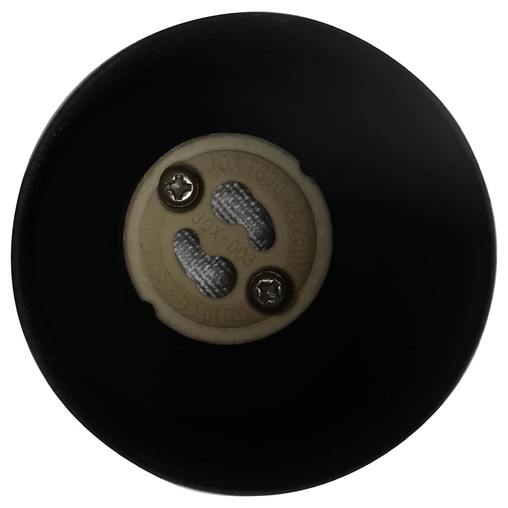 Ceiling Spotlight with Spotlights Black 26 x 26 x 16 cm Metal