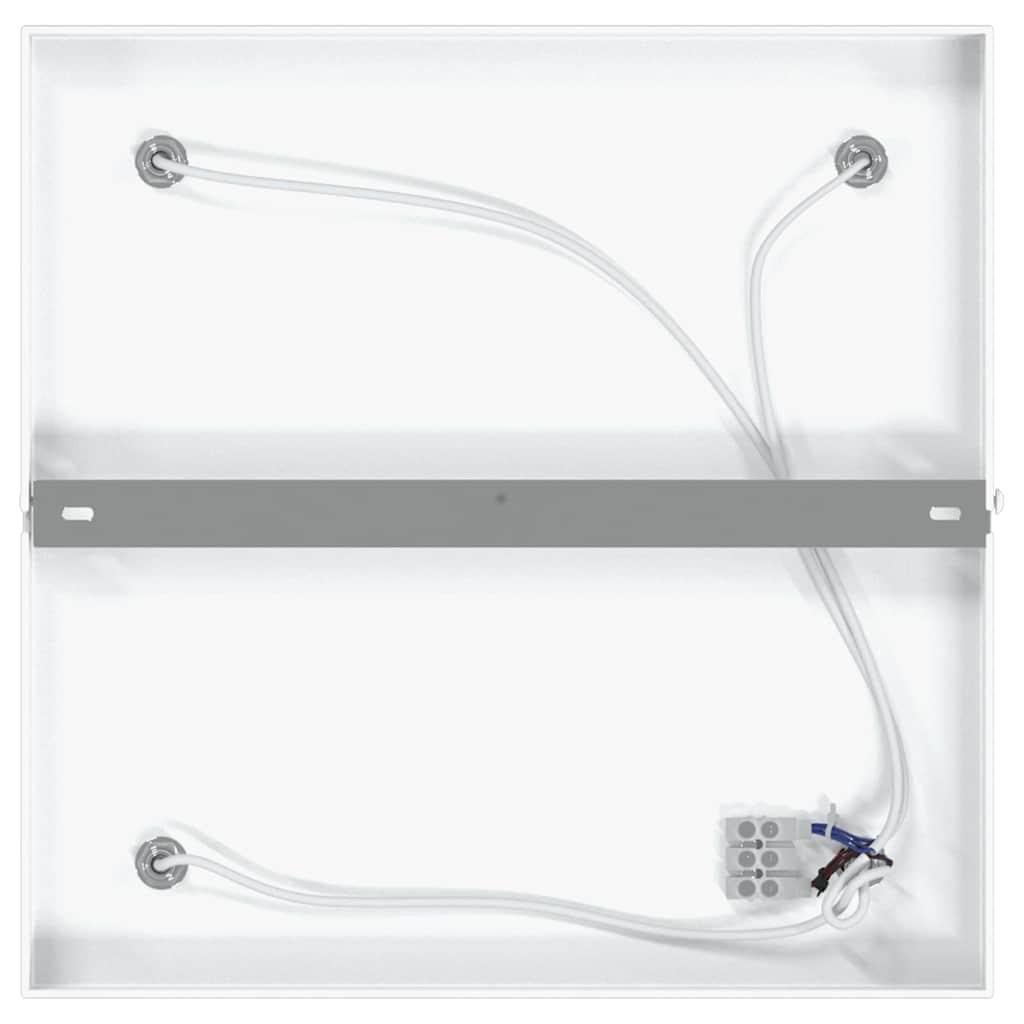 Ceiling Spotlight with Spotlights White 26 x 26 x 16 cm Metal