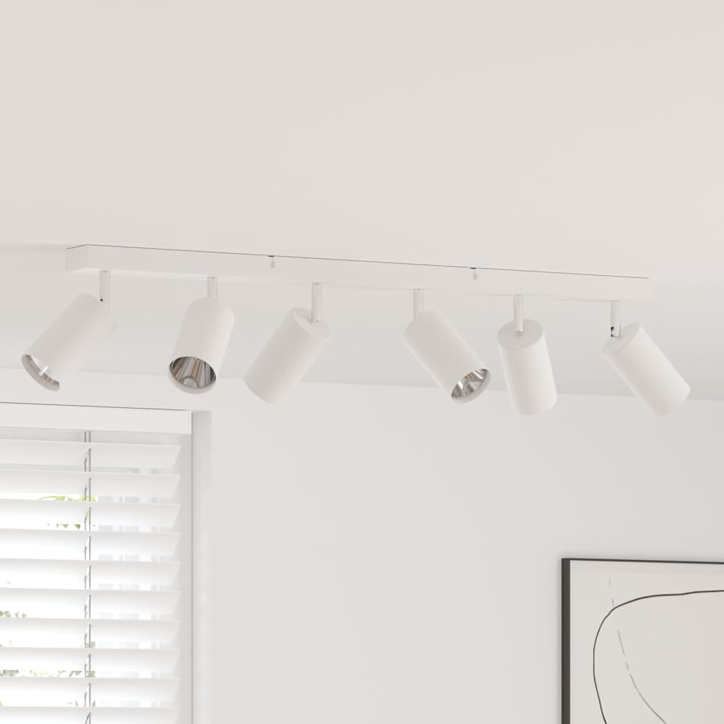 vidaXL Ceiling Spotlight White 73 x 5.5 x 16.5 cm Steel