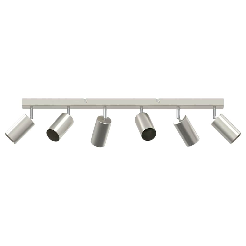 vidaXL Ceiling Spotlight Brushed nickel 73 x 5.5 x 16.5 cm Steel
