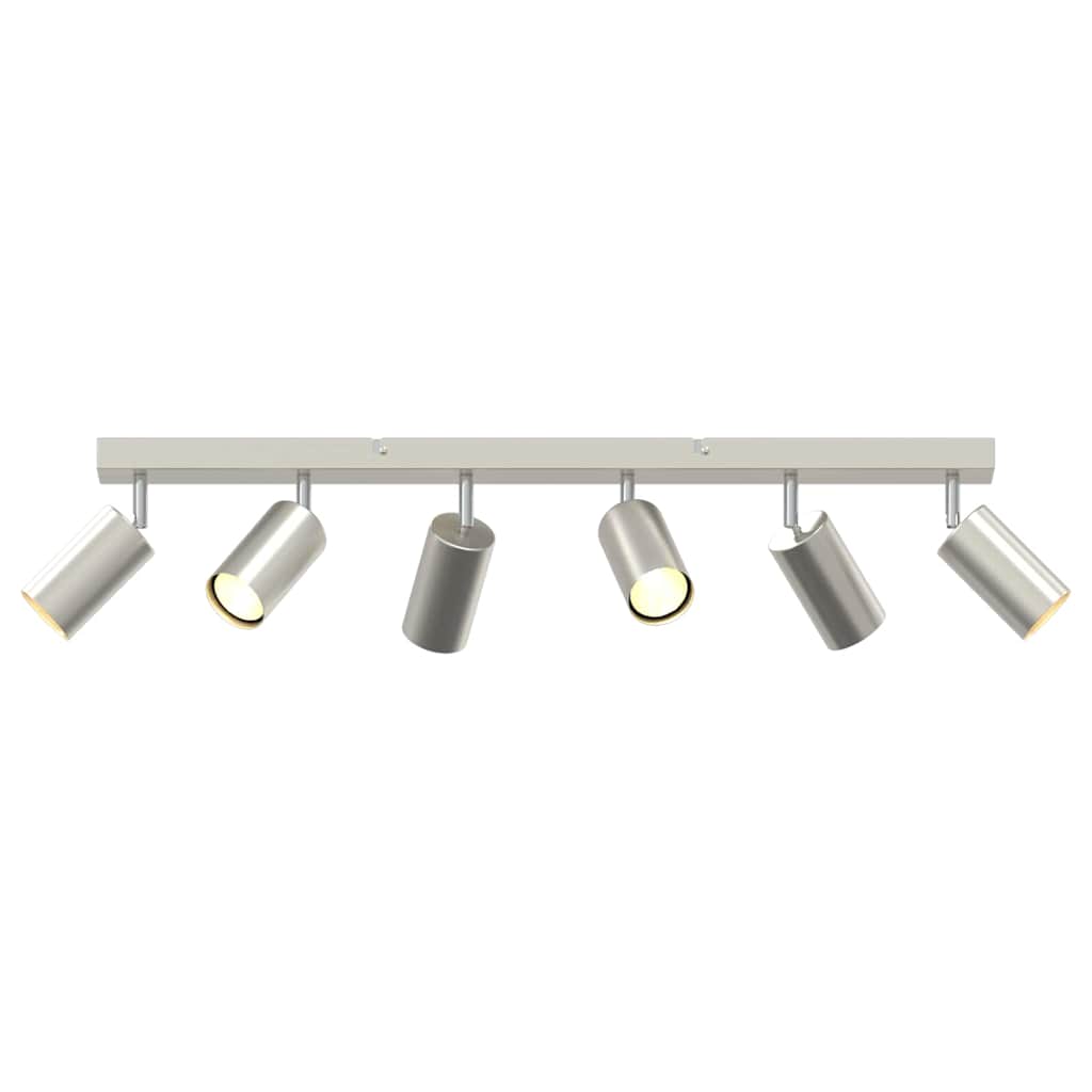 vidaXL Ceiling Spotlight Brushed nickel 73 x 5.5 x 16.5 cm Steel