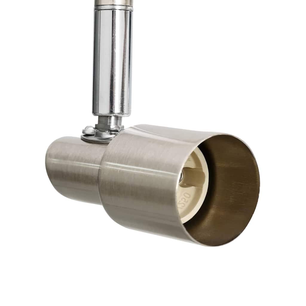 Ceiling Spotlight with Spotlights Nickel 70 x 9 x 12.5 cm Steel