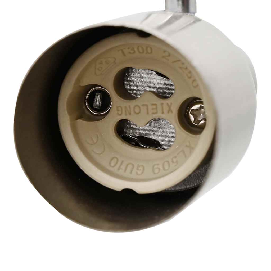vidaXL Ceiling Spotlight Brushed Nickel 176.5 x 9.5 x 14 cm Steel