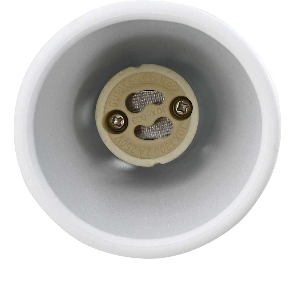 Ceiling Spotlight with Spotlights White 19 x 19 x 14.5 cm Metal