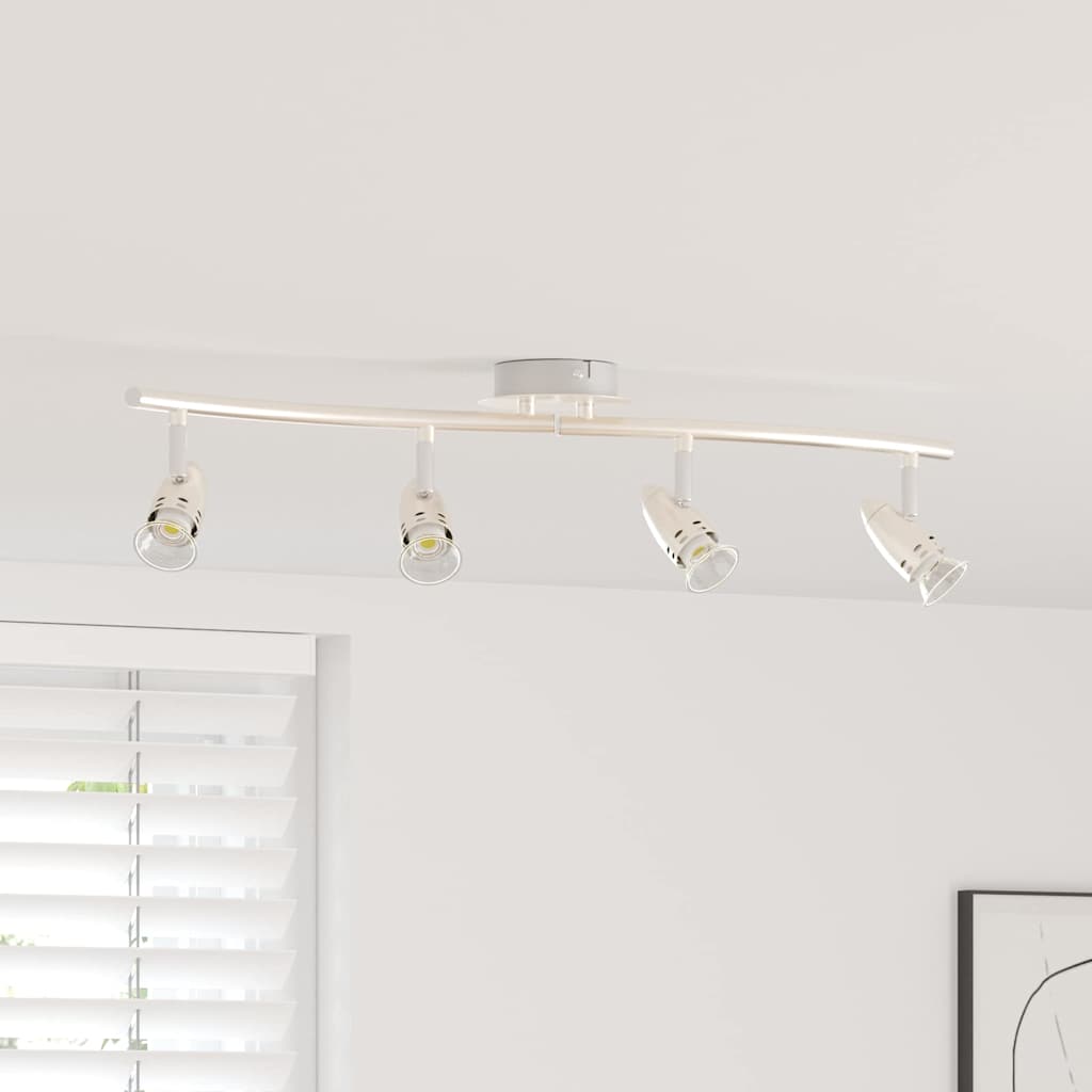Ceiling Spotlight Nickel 61 x 10 x 12.5 cm Metal