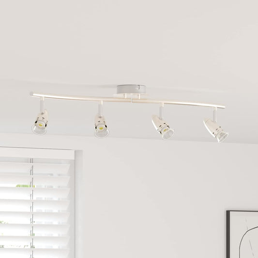 Ceiling Spotlight Nickel 61 x 10 x 12.5 cm Metal