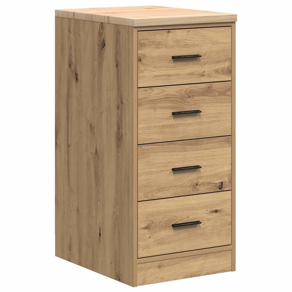 Garage Cabinets 2 pcs Artisan Oak Engineered Wood