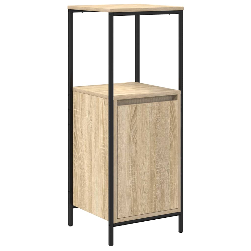 Bathroom Furniture Set 3 pcs Sonoma Oak 90 x 34.5 x 60 cm