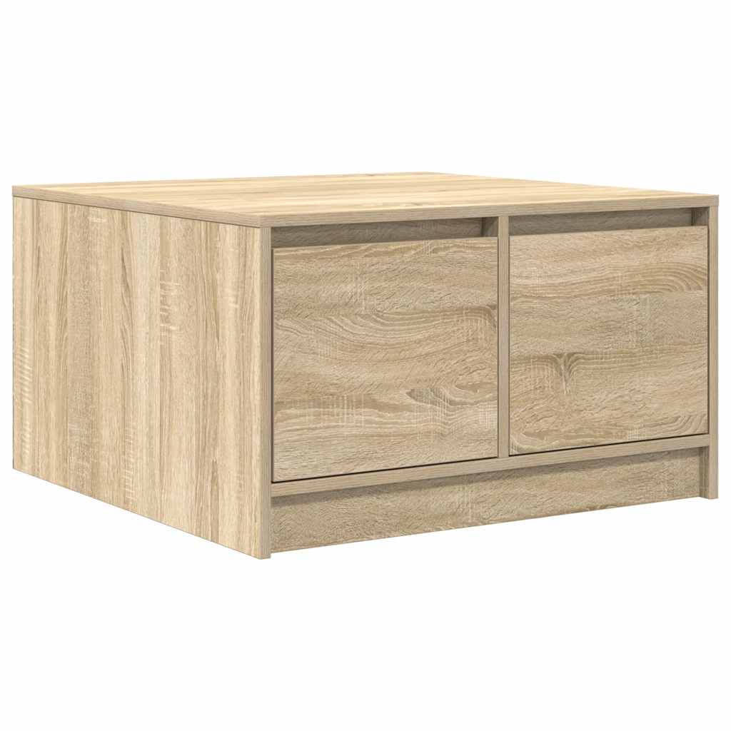 Coffee Table with Drawers Sonoma Oak 70,5x70x40 cm