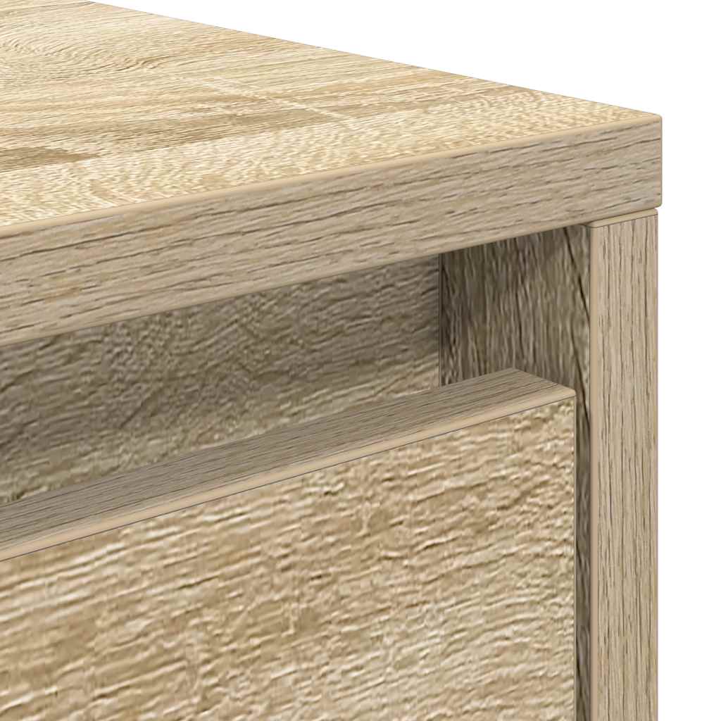 Coffee Table with Drawers Sonoma Oak 70,5x70x40 cm