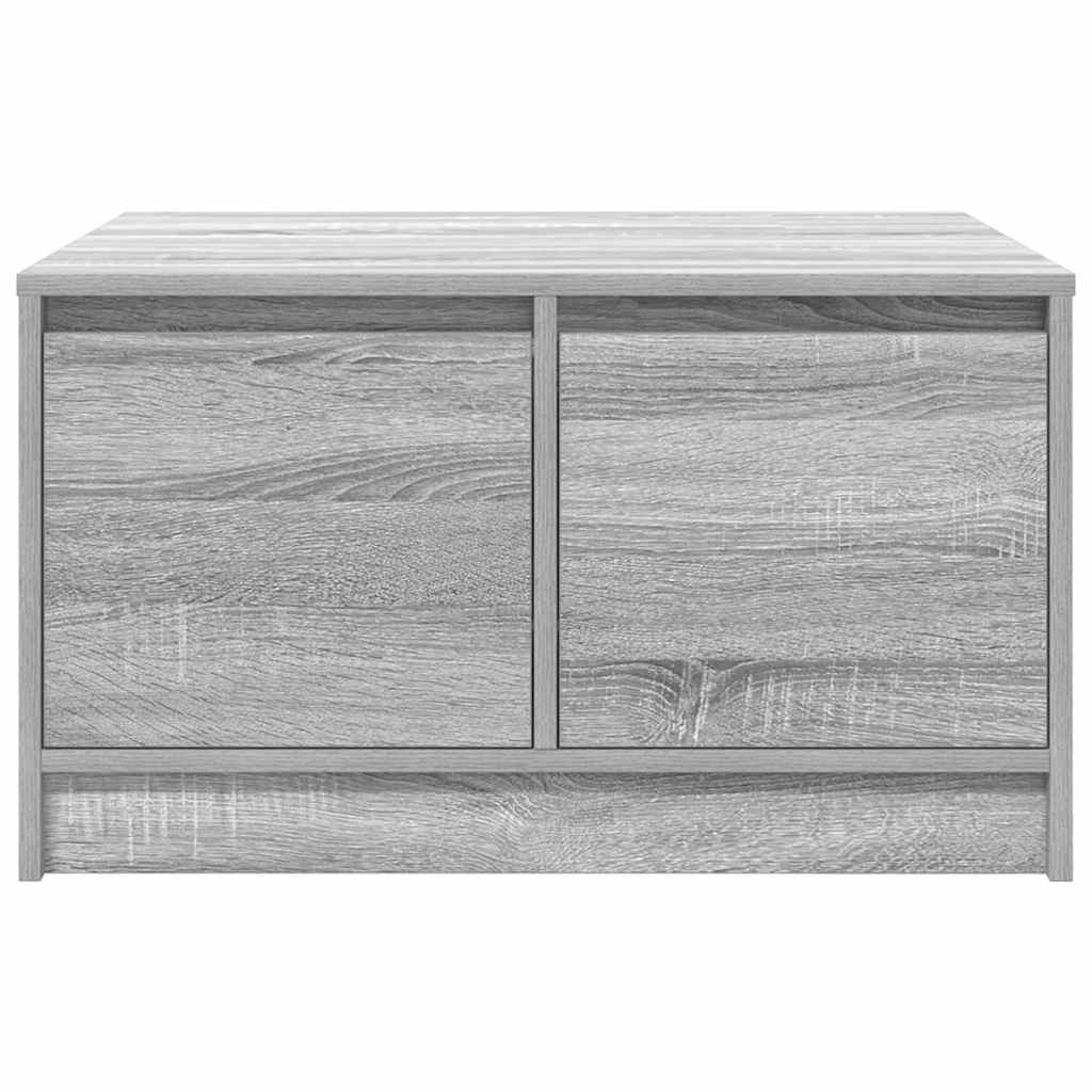 Coffee Table with Drawers Grey Sonoma 70,5x70x40 cm