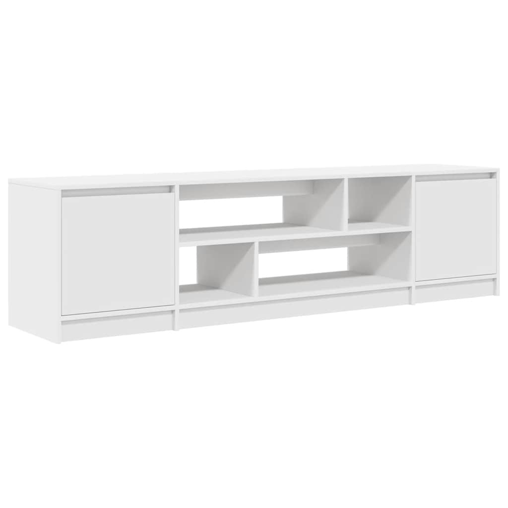 TV Cabinet White 188,5x41x50 cm Engineered Wood