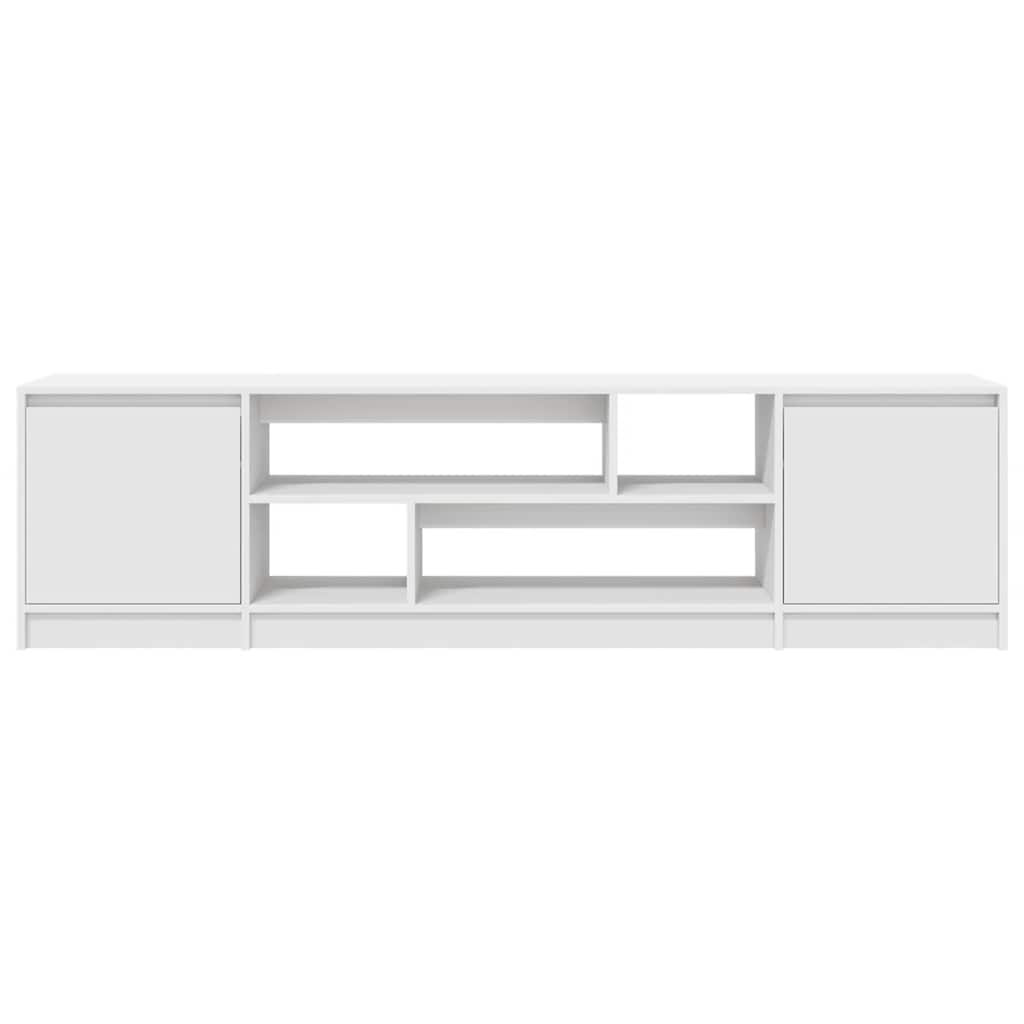 TV Cabinet White 188,5x41x50 cm Engineered Wood