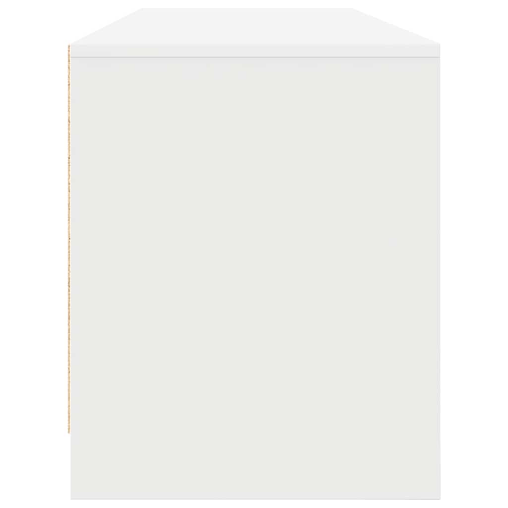 TV Cabinet White 188,5x41x50 cm Engineered Wood