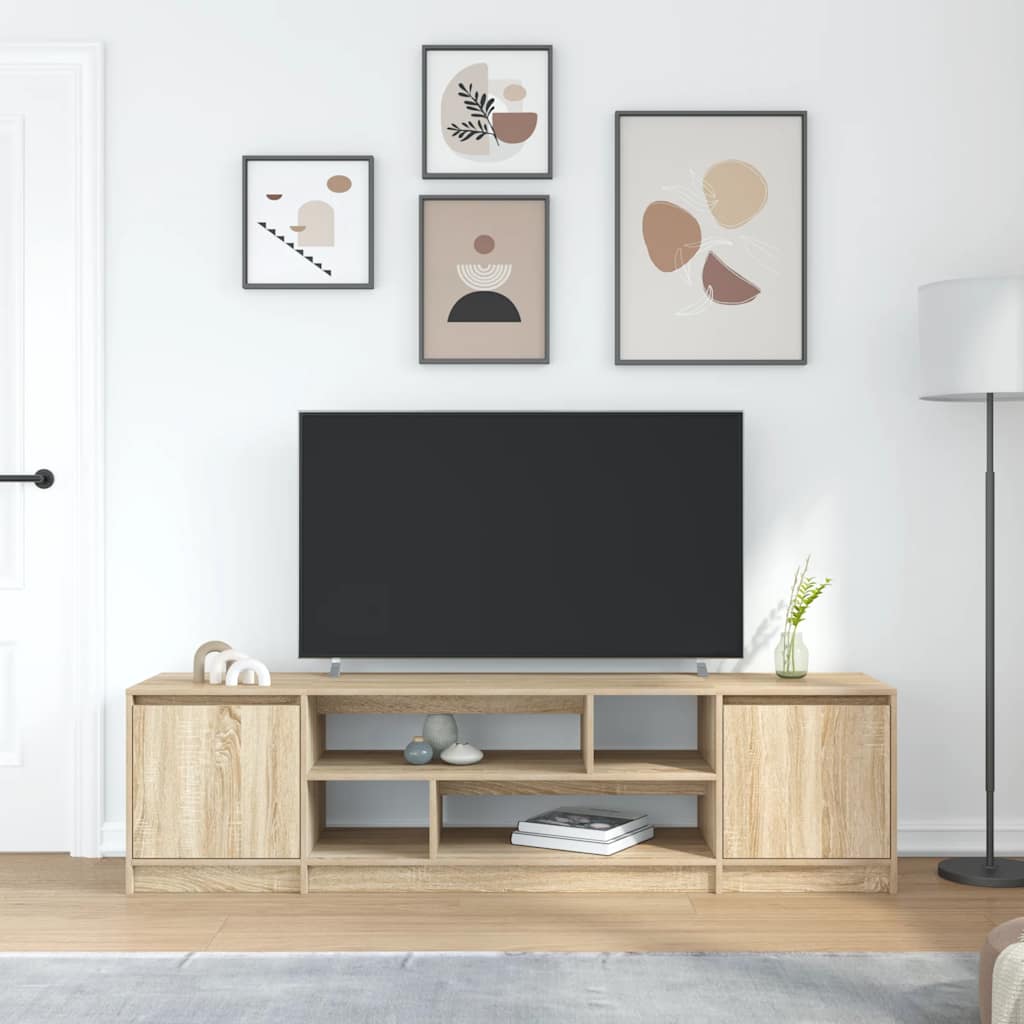 TV Cabinet Sonoma Oak 188,5x41x50 cm Engineered Wood