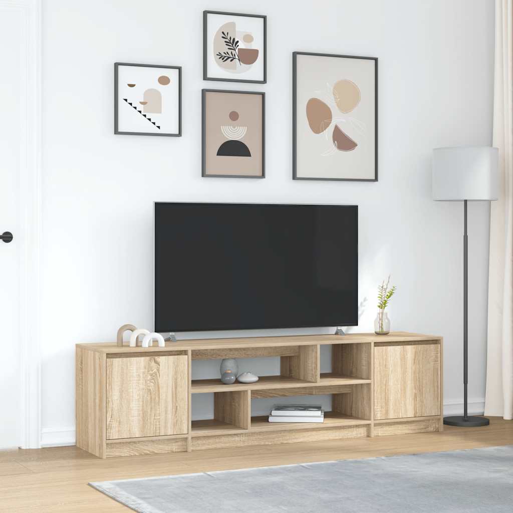 TV Cabinet Sonoma Oak 188,5x41x50 cm Engineered Wood