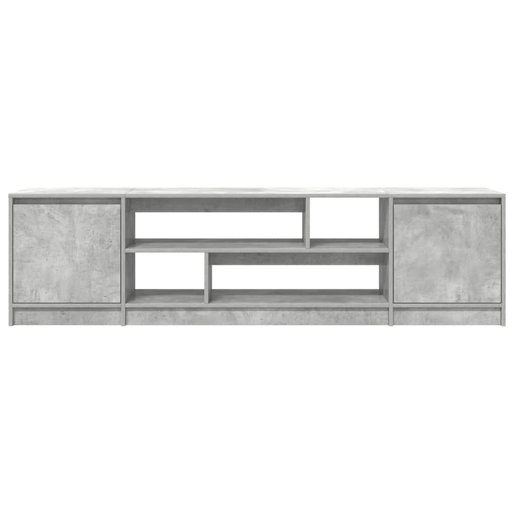 TV Cabinet Concrete Grey 188,5x41x50 cm Engineered Wood