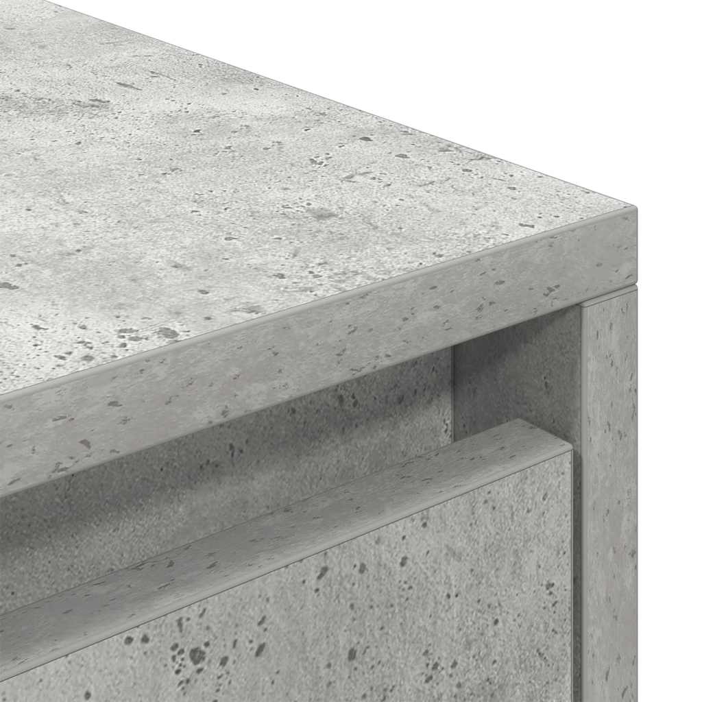 TV Cabinet Concrete Grey 188,5x41x50 cm Engineered Wood