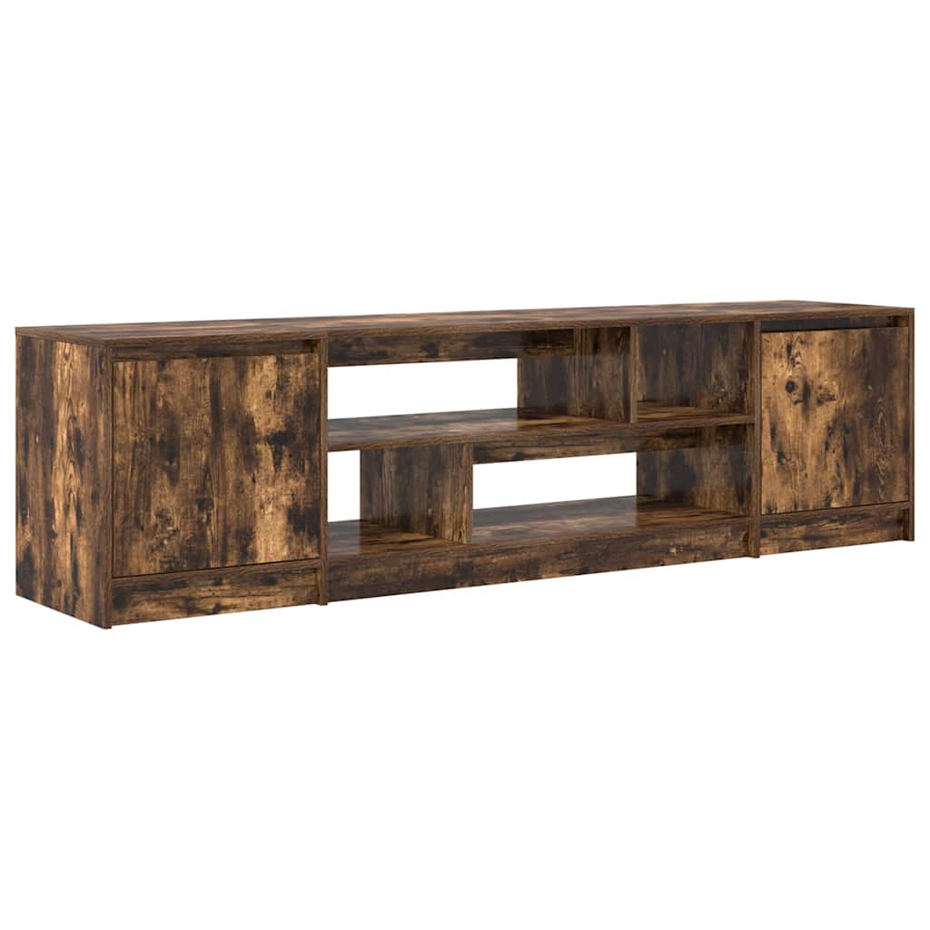 TV Cabinet Smoked Oak 188,5x41x50 cm Engineered Wood
