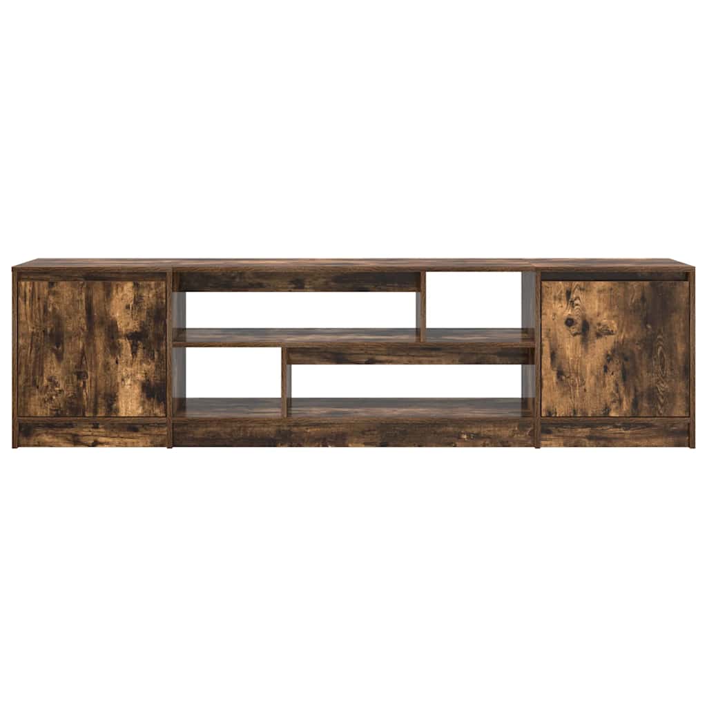 TV Cabinet Smoked Oak 188,5x41x50 cm Engineered Wood