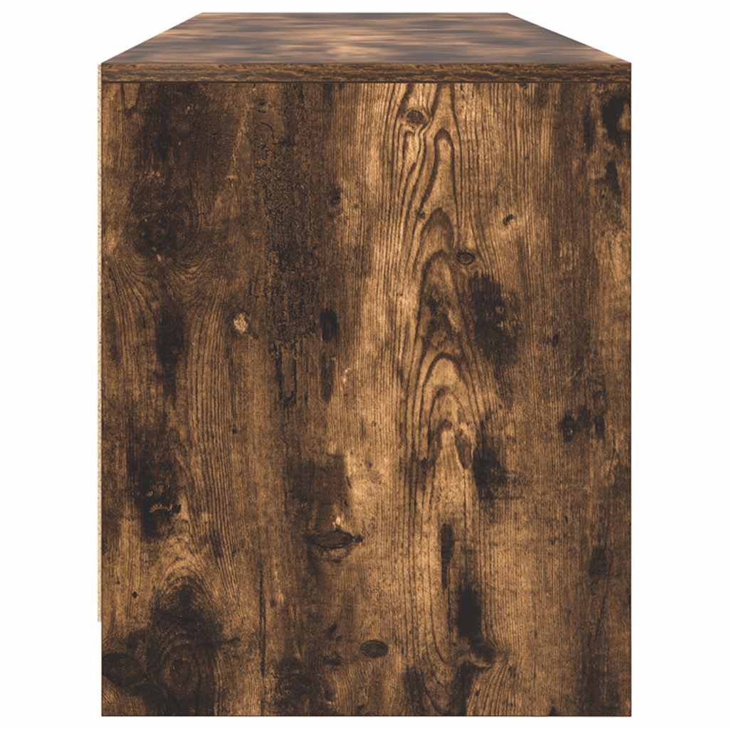 TV Cabinet Smoked Oak 188,5x41x50 cm Engineered Wood