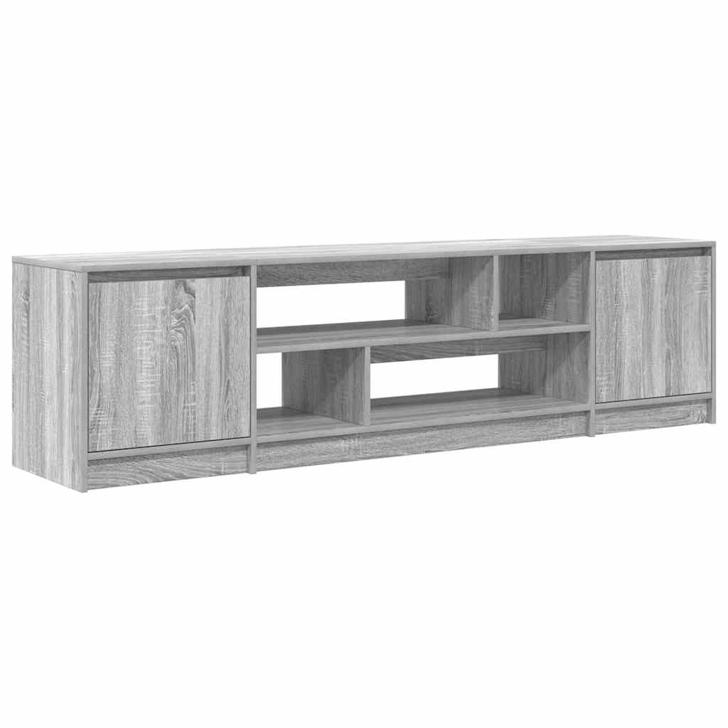 TV Cabinet Grey Sonoma 188,5x41x50 cm Engineered Wood