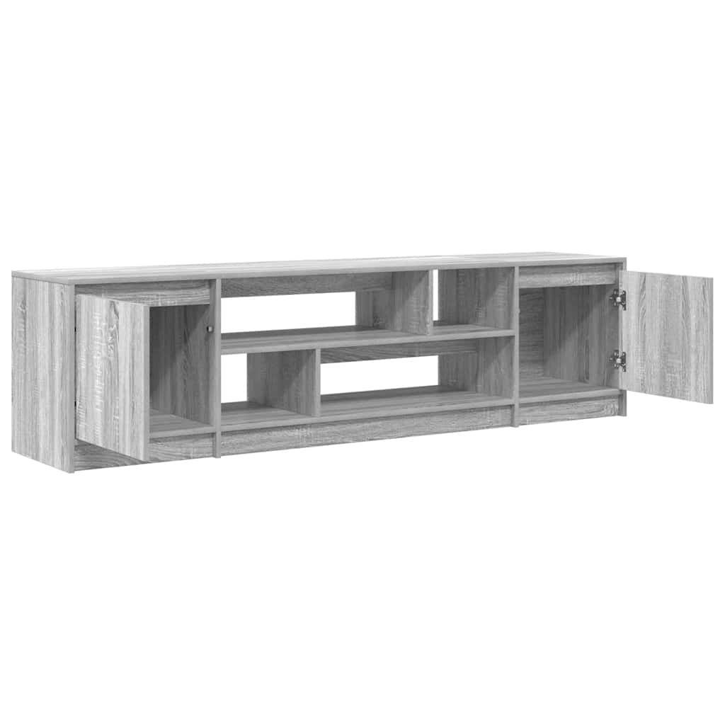 TV Cabinet Grey Sonoma 188,5x41x50 cm Engineered Wood