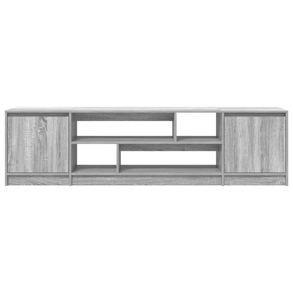 TV Cabinet Grey Sonoma 188,5x41x50 cm Engineered Wood