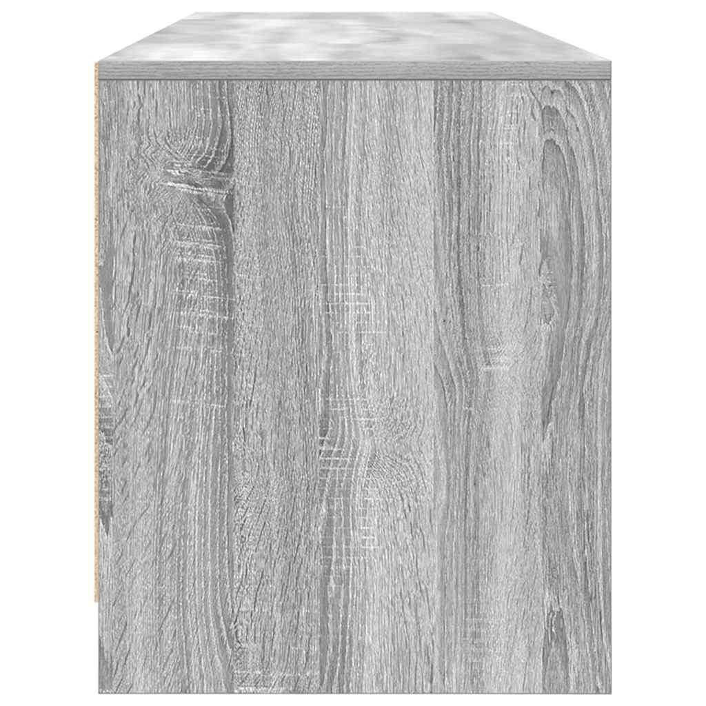 TV Cabinet Grey Sonoma 188,5x41x50 cm Engineered Wood