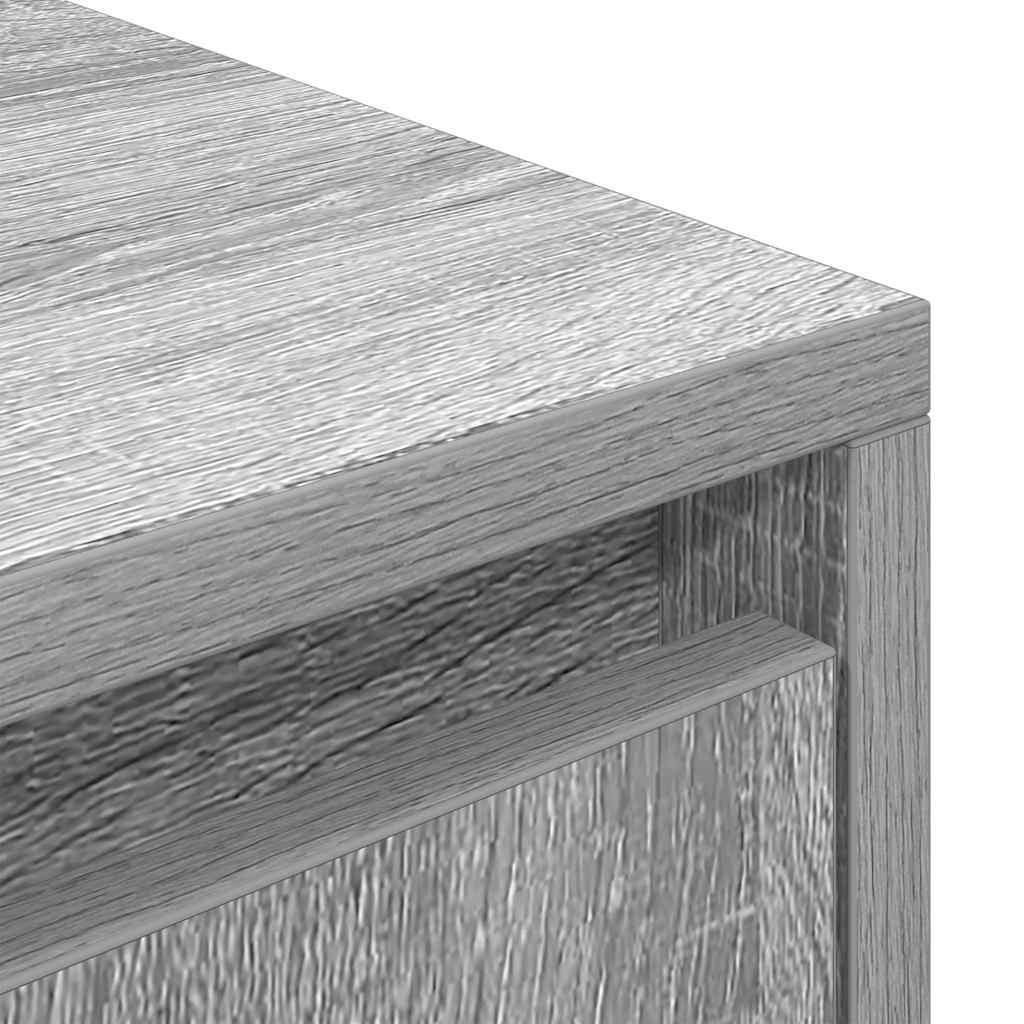 TV Cabinet Grey Sonoma 188,5x41x50 cm Engineered Wood