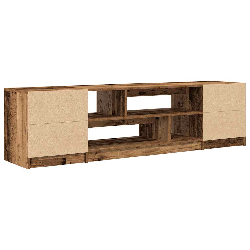 TV Cabinet Old Wood 188,5x41x50 cm Engineered Wood