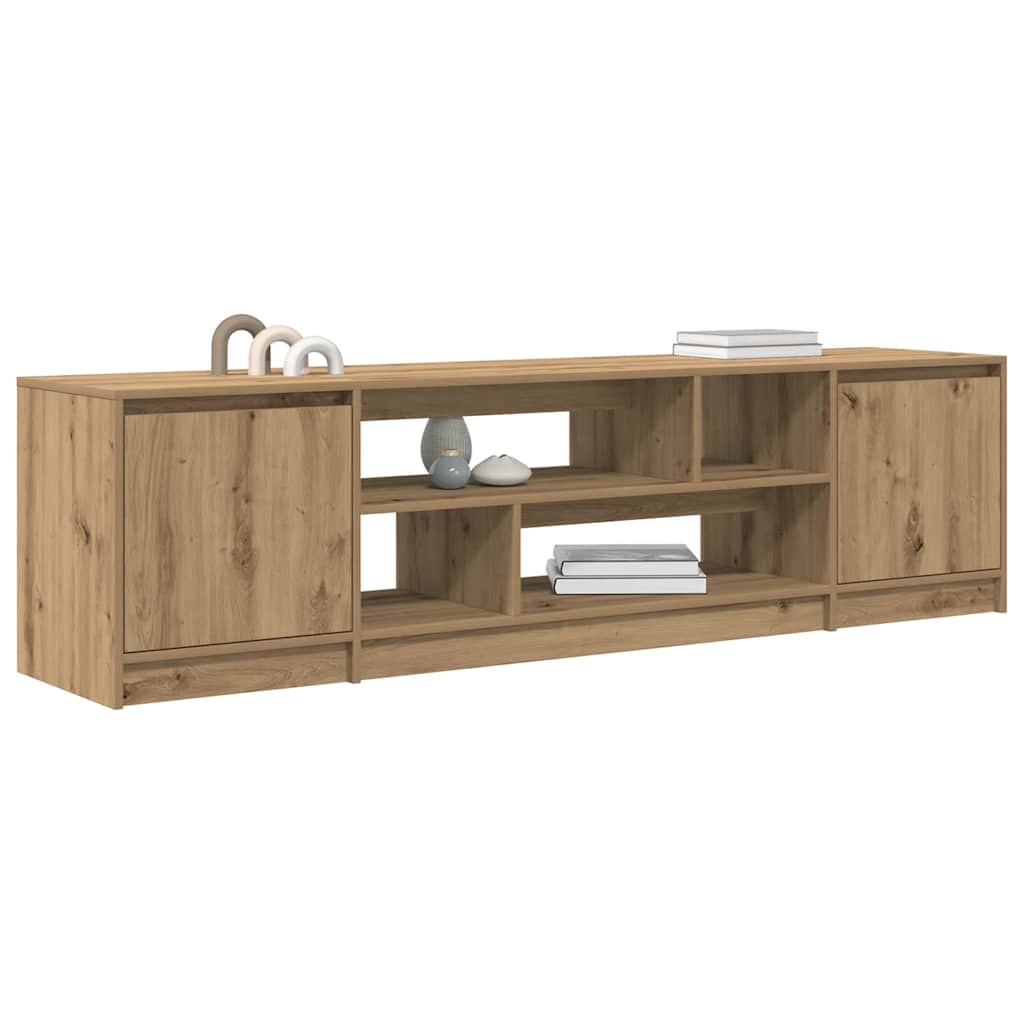 TV Cabinet Artisan Oak 188.5x41x50 cm Engineered Wood