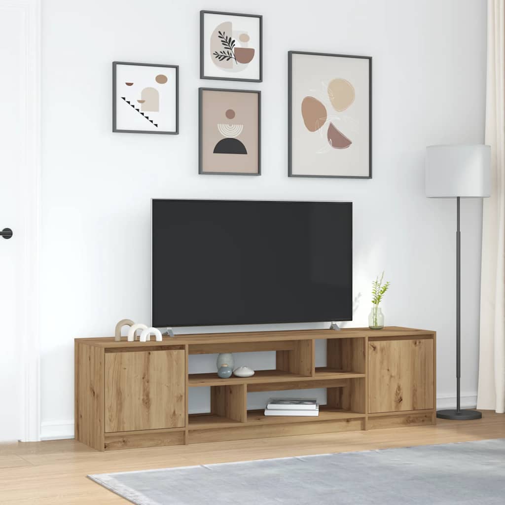 TV Cabinet Artisan Oak 188,5x41x50 cm Engineered Wood