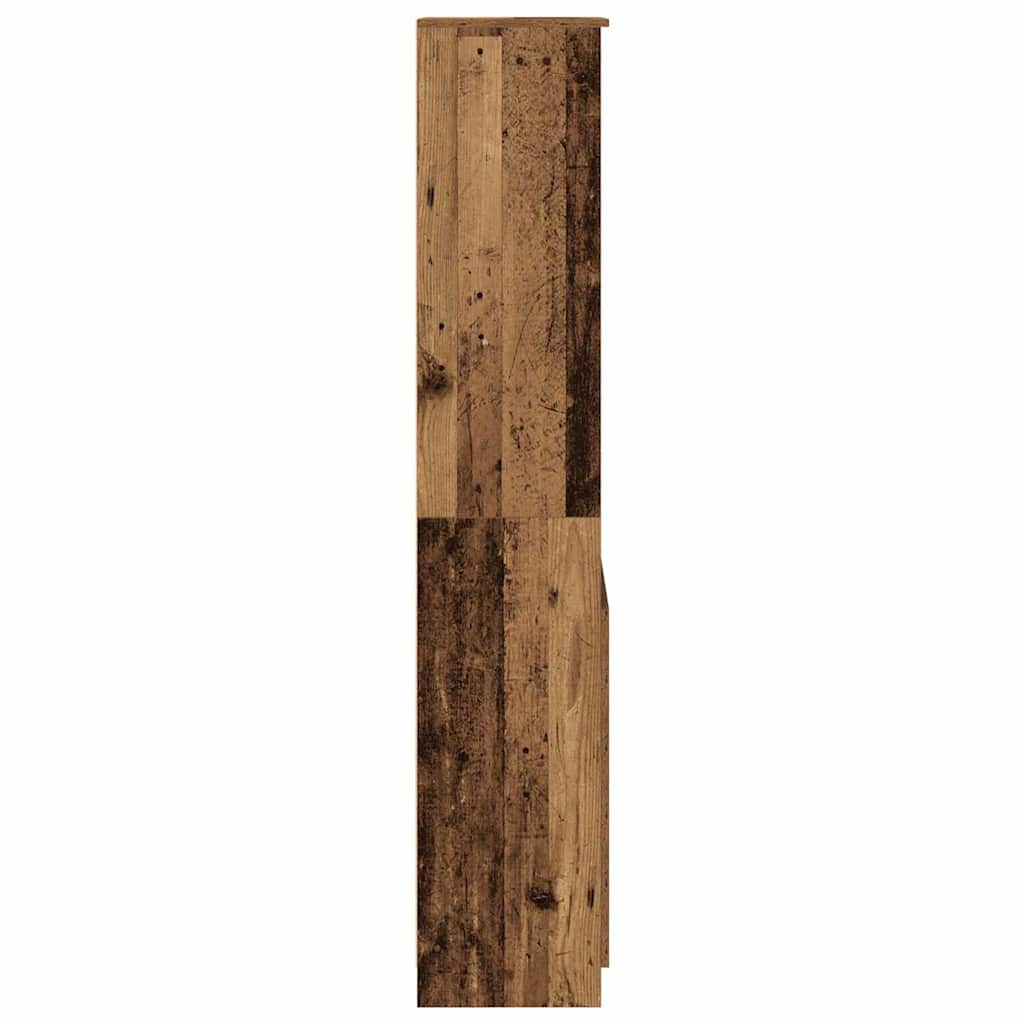 Highboard Old Wood 50x35x180 cm Engineered Wood