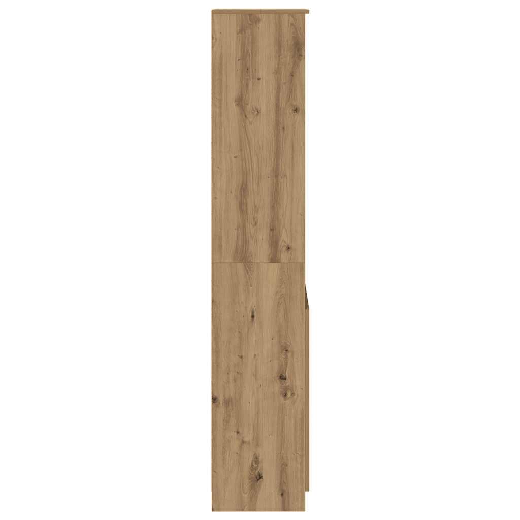 Highboard Artisan Oak 50x35x180 cm Engineered Wood